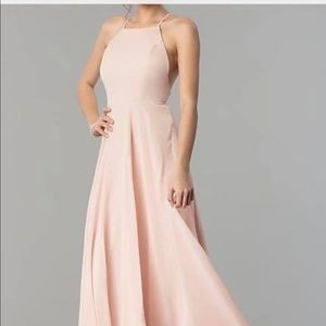 Floor Length Chiffon Dress